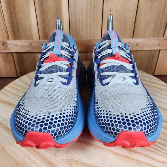Brooks Women's Blue White Coral Trail Running Shoes - Picture 2 of 13
